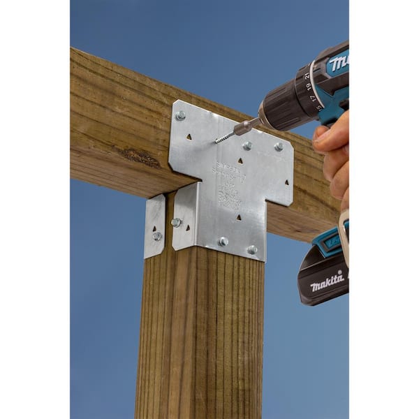 Simpson Strong-Tie AC ZMAX Galvanized Adjustable Post Cap for 4x 