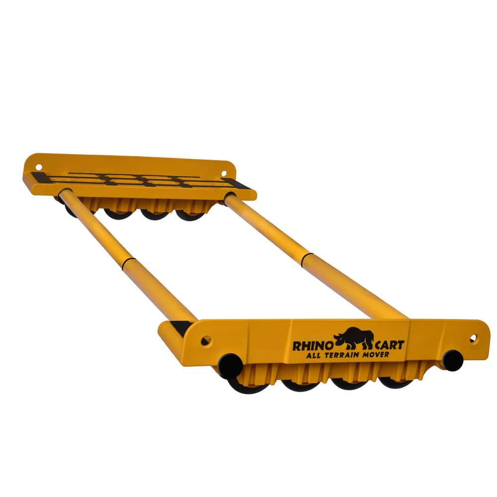 Rhino Cart Yellow All Terrain Moving Dolly with Steel Frame