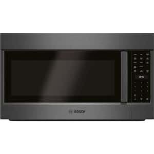 800 Series 30 in. 1.8 cu. ft. Over the Range Convection Microwave in Black Stainless Steel