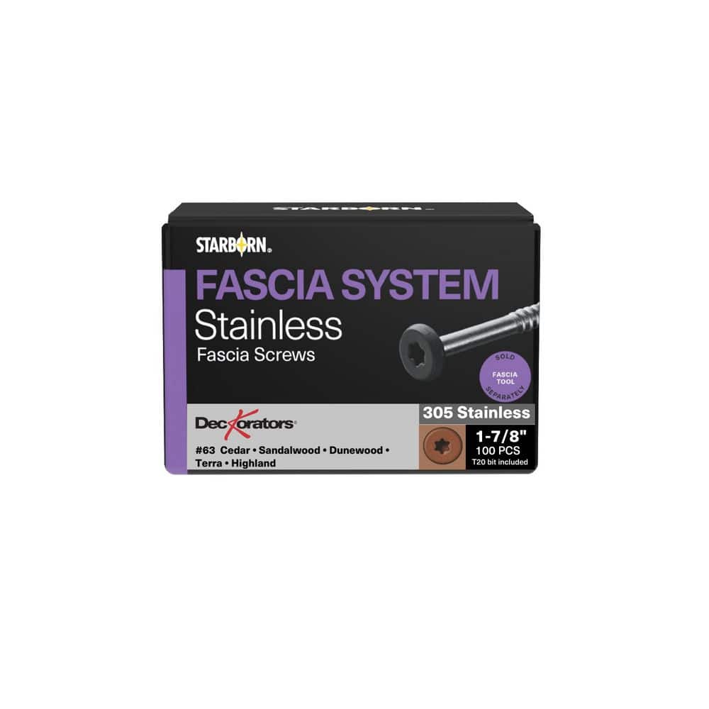 Deckorators #9 x 1-7/8 in. Star Flat Head Stainless Steel Fascia