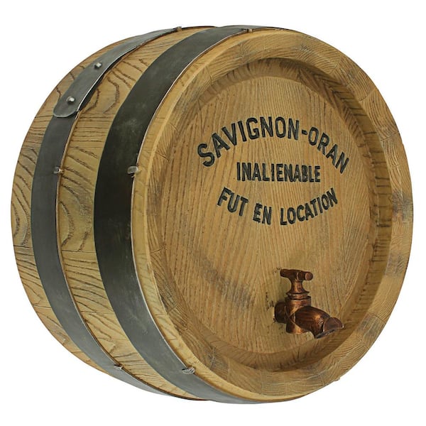 Design Toscano 18 in. x 18 in. French Wine Barrel Wall Sculpture