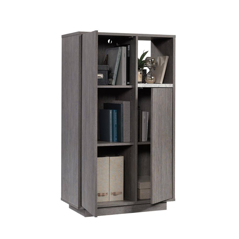 Ashen Oak 51" Storage Cabinet with Adjustable Shelving
