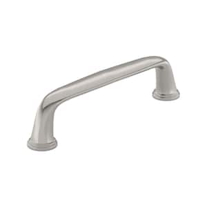 Nantes Collection 3-3/4 in. (96 mm) Brushed Nickel Traditional Round Cabinet Bar Pull