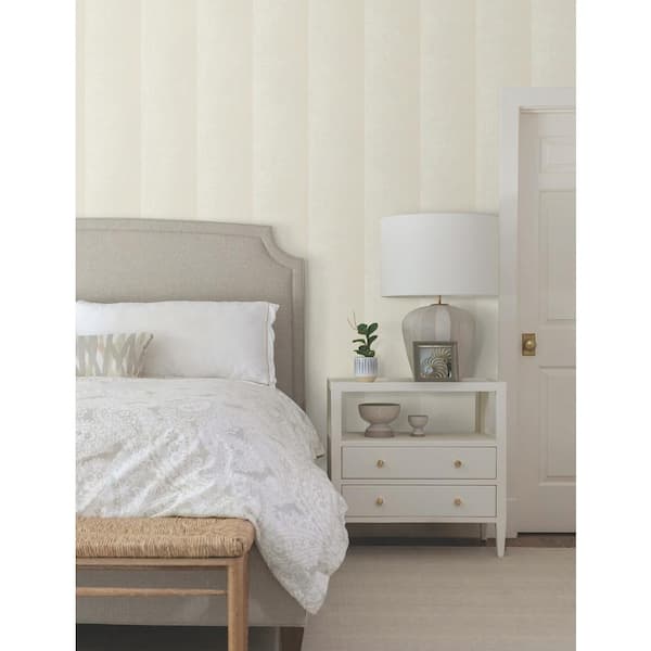 Particle Beige Stripe Wallpaper