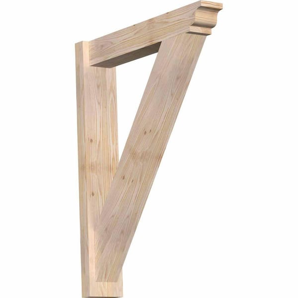 Ekena Millwork 6 in. x 36 in. x 28 in. Douglas Fir Traditional Smooth Outlooker
