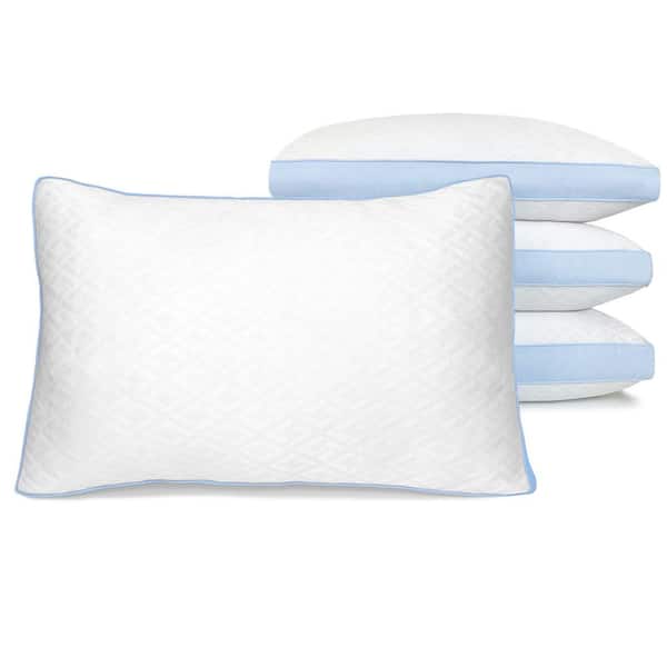Unbranded Latex and Fiber Cooling Pillow, (Set of 4)