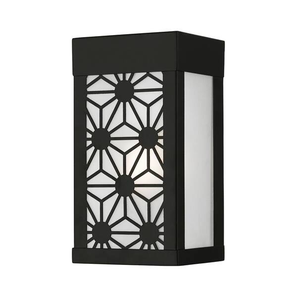 Livex Lighting Berkeley Black Outdoor Hardwired ADA Small 1Light