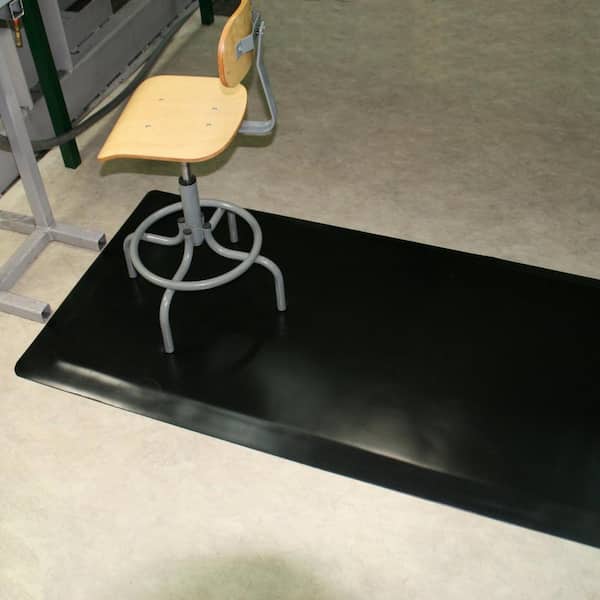 CRAFTSMAN 2-ft x 3-ft Black Rectangular Indoor Anti-fatigue Mat in the Mats  department at