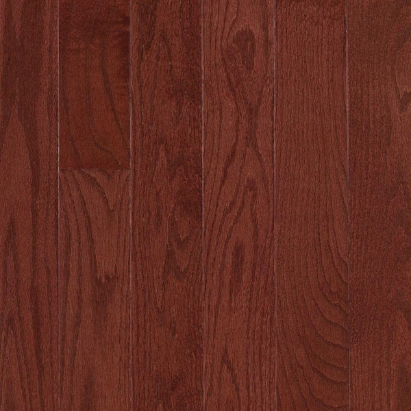 Mohawk Take Home Sample - Raymore Oak Cherry Hardwood Flooring - 5 in. x 7 in.