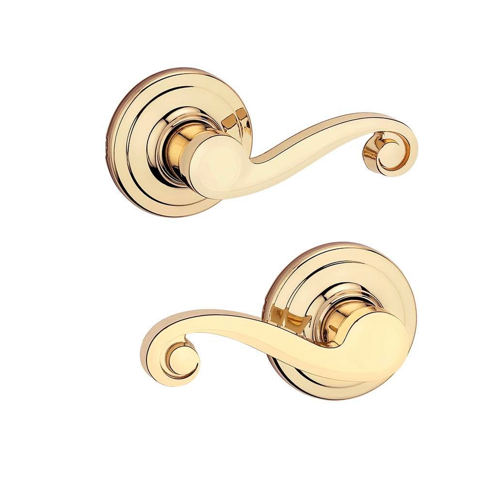 Lido Polished Brass Hall/Closet Wave Door Handle price history on PriceWatchPro