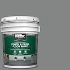 BEHR PREMIUM 5 gal. PFC-63 Slate Gray Low-Lustre Enamel Interior ...