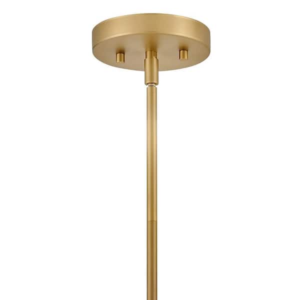Lucy　0324 LARK Lucy 1-Light Lacquered Brass Globe Pendant Light with Shade