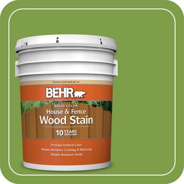5 gal. #420B-7 Pepper Grass Solid Color House and Fence Exterior Wood Stain
