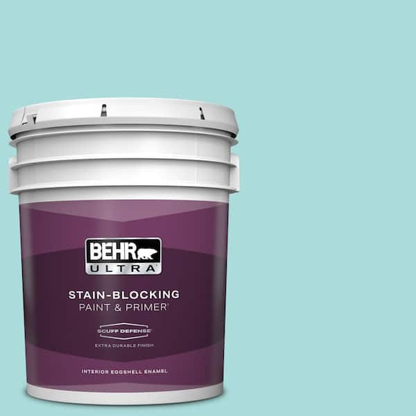 BEHR ULTRA 5 gal. #M460-2 Beachside Drive Extra Durable Eggshell Enamel Interior Paint & Primer