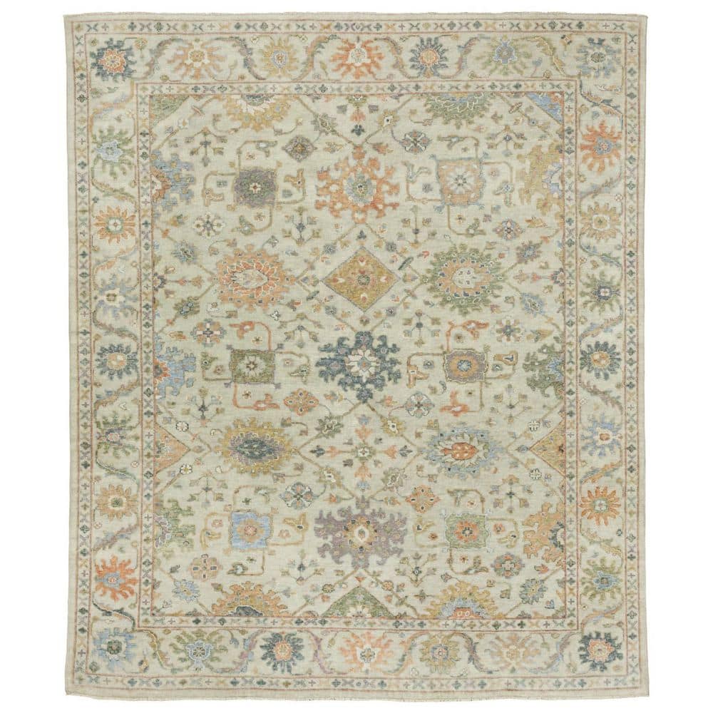 10 ft. x 14 ft. Beige, Green Oriental Washable Area Rug price history on PriceWatchPro