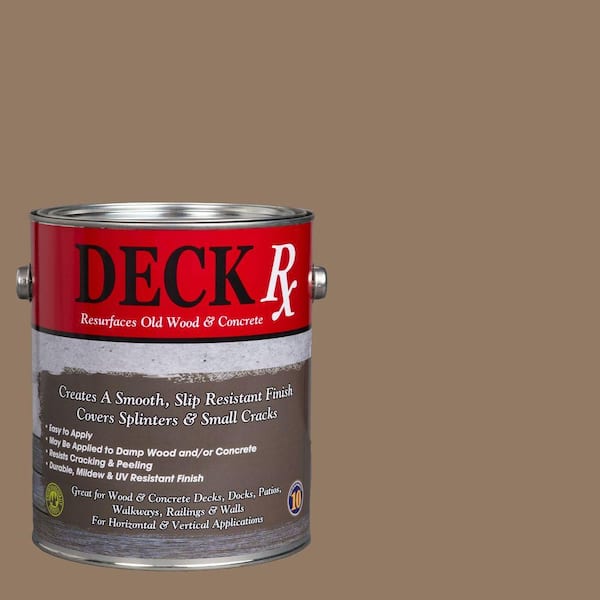 Unbranded Deck Rx 1 gal. Taupe Wood and Concrete Exterior Resurfacer