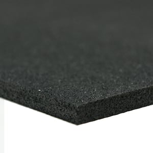 5 ft. x 7 ft. Black Commercial/Residential Rubber Garage Matting