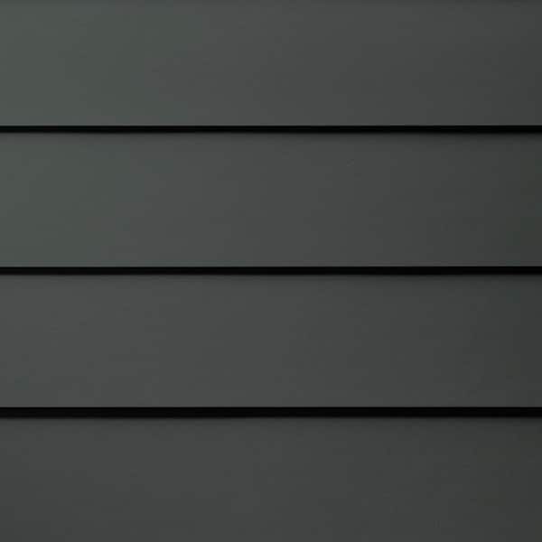 Hardie Plank HZ5 5.25 in. x 144 in. Statement Collection Iron Gray Smooth Fiber Cement Lap Siding