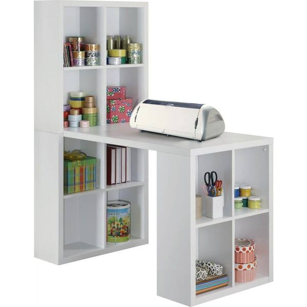 Ameriwood - London 2-in-1 Piece White Office Suite