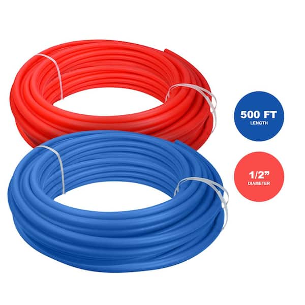 1/2" x 500ft Blue Pex Tubing/Pipe Pex-B 1/2-inch 500 ft Potable Water NonBarrier 
