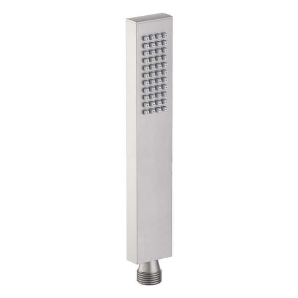 Cube 1-Spray Wall Mount Handheld Shower Head 1.75 GPM in Brushed Nickel