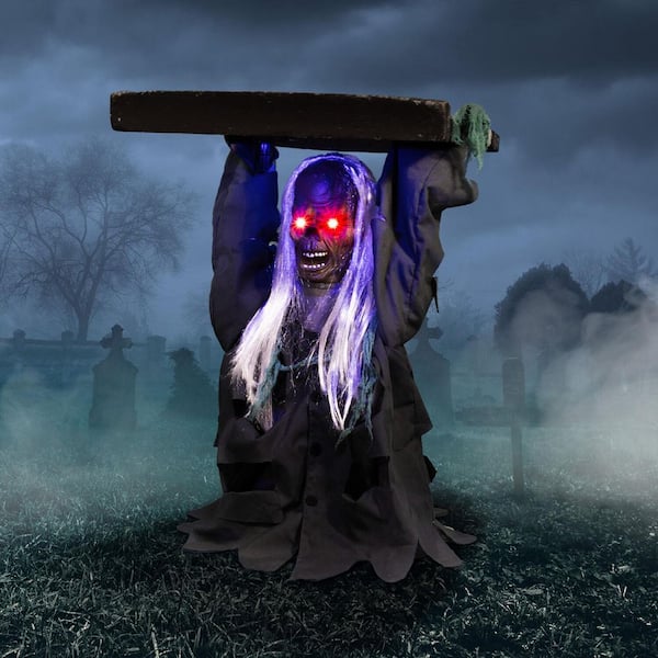 Haunted Hill Farm 30 in. Tombstone Lifter by Tekky, Premium