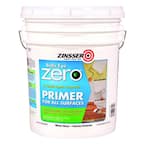Bulls Eye Zero 5 gal. White Water-Based Interior/Exterior Primer and Sealer