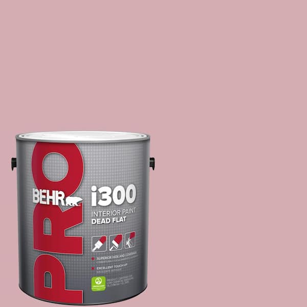 BEHR PRO 1 gal. #S130-3 Ballet Rose Dead Flat Interior Paint