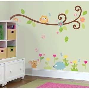 Happi Scroll Branch Peel and Stick Wall Decal