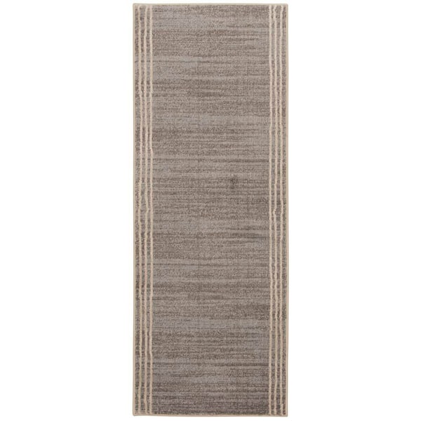 Stratford Elian Storm/Alabaster 26 in. W x 12 in. L Your Choice Length Stair Runner Coverage Area 2.17 sq. ft.