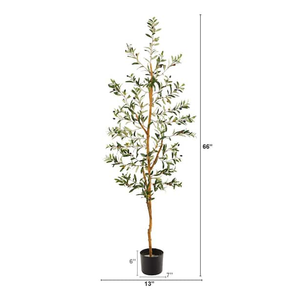 82” Artificial Olive Tree