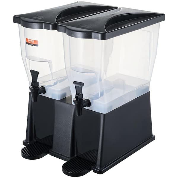 SVOPES 3 gal. Beverage Dispenser, Plastic Drink Dispenser with Spigot and Lid, for Iced Tea, Lemonade, Juice, Water-Party