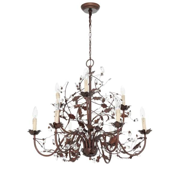 Maxim Lighting Elegante 9-Light Oil-Rubbed Bronze Chandelier