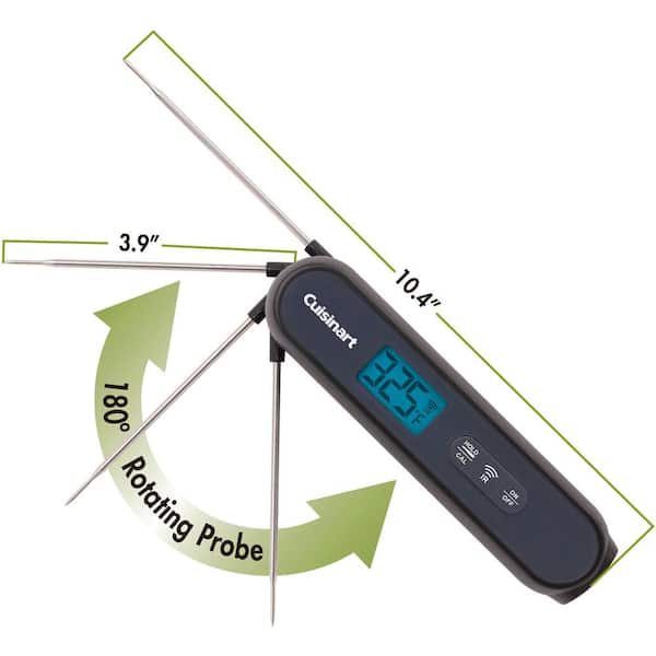 Cuisinart Instant Read Digital Meat Thermometer - 5 Probe, Cover Included  