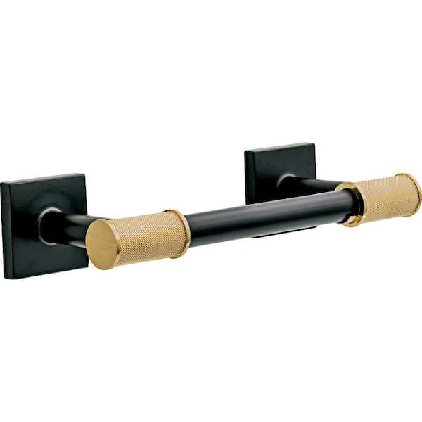 Averland Wall Mounted Pivot Arm Toilet Paper Holder Bath Hardware Accessory in Matte Black and Champagne Bronze