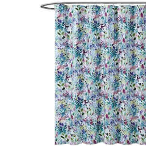 Dahlia 72 in. Floral Shower Curtain