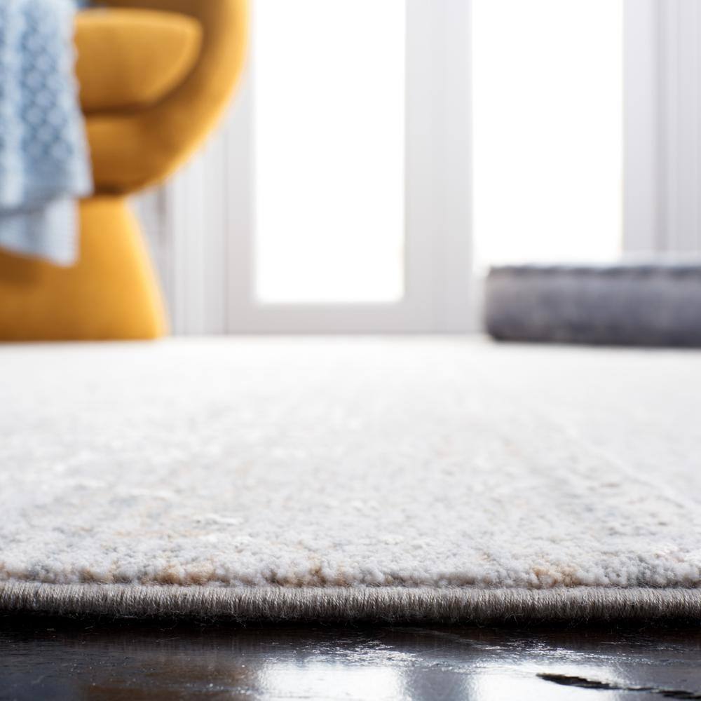 Marmara Modern Silken Gray 8' x 10' Stain-Resistant Area Rug