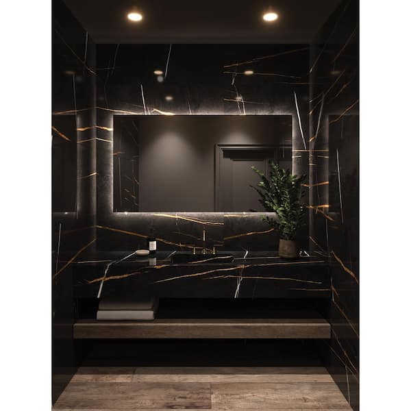 Magnifica Era Luxury 24 in. x 48 in. Satin Porcelain Field Tile in Sahara Noir (15.5 sq. ft./Case)