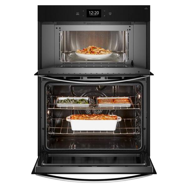 30 Microwave Combination Wall Oven in Matte Black