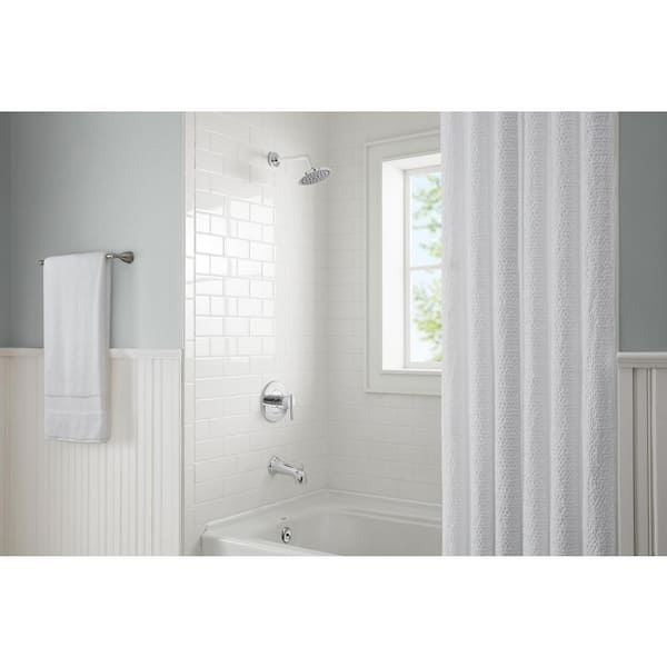 Dorind Single-Handle 1-Spray Tub and Shower Faucet 1.8 GPM in Chrome (Valve Included)