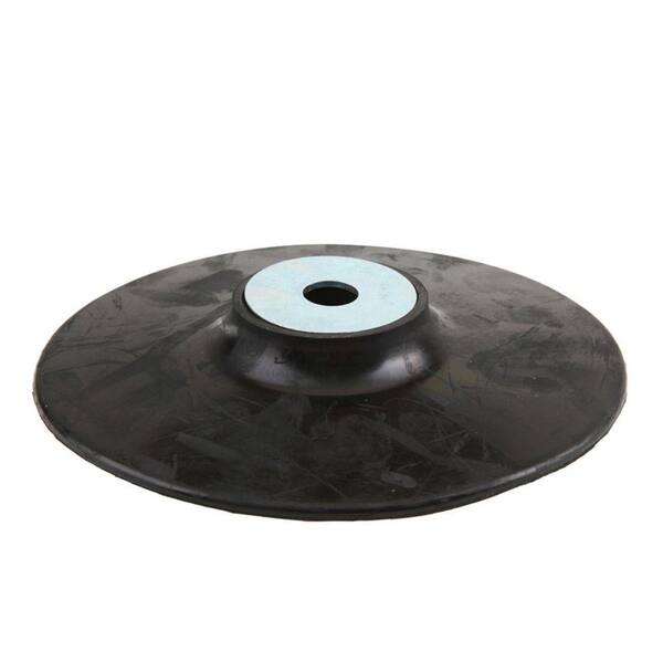 Lincoln Electric 4 in. Rubber Backing Pad with M10 x 1.25 in. Nut
