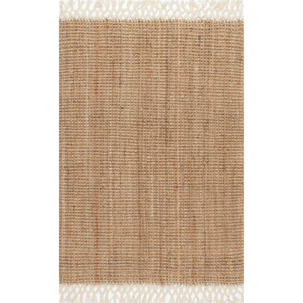 Raleigh Farmhouse Jute Tasseled Natural 6 ft. x 9 ft. Area Rug price history on PriceWatchPro