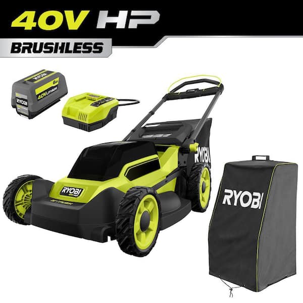 RYOBI 40V HP Brushless 20 Cordless Walk Behind Push Mower w