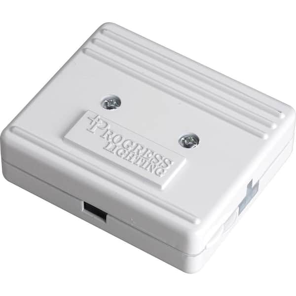 Progress Lighting Hide-a-Lite III Collection White Direct Wire Junction Box