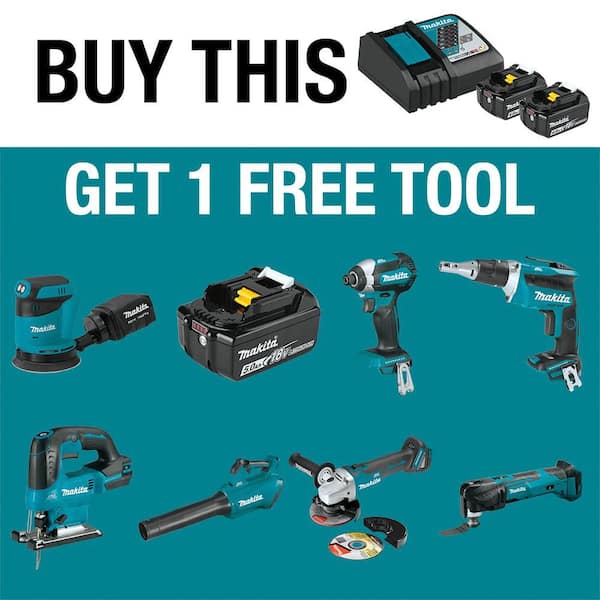 18V LXT Lithium-Ion Battery and Rapid Optimum Charger Starter Pack (4. 0Ah) with bonus 18V LXT Brushless Leaf Blower