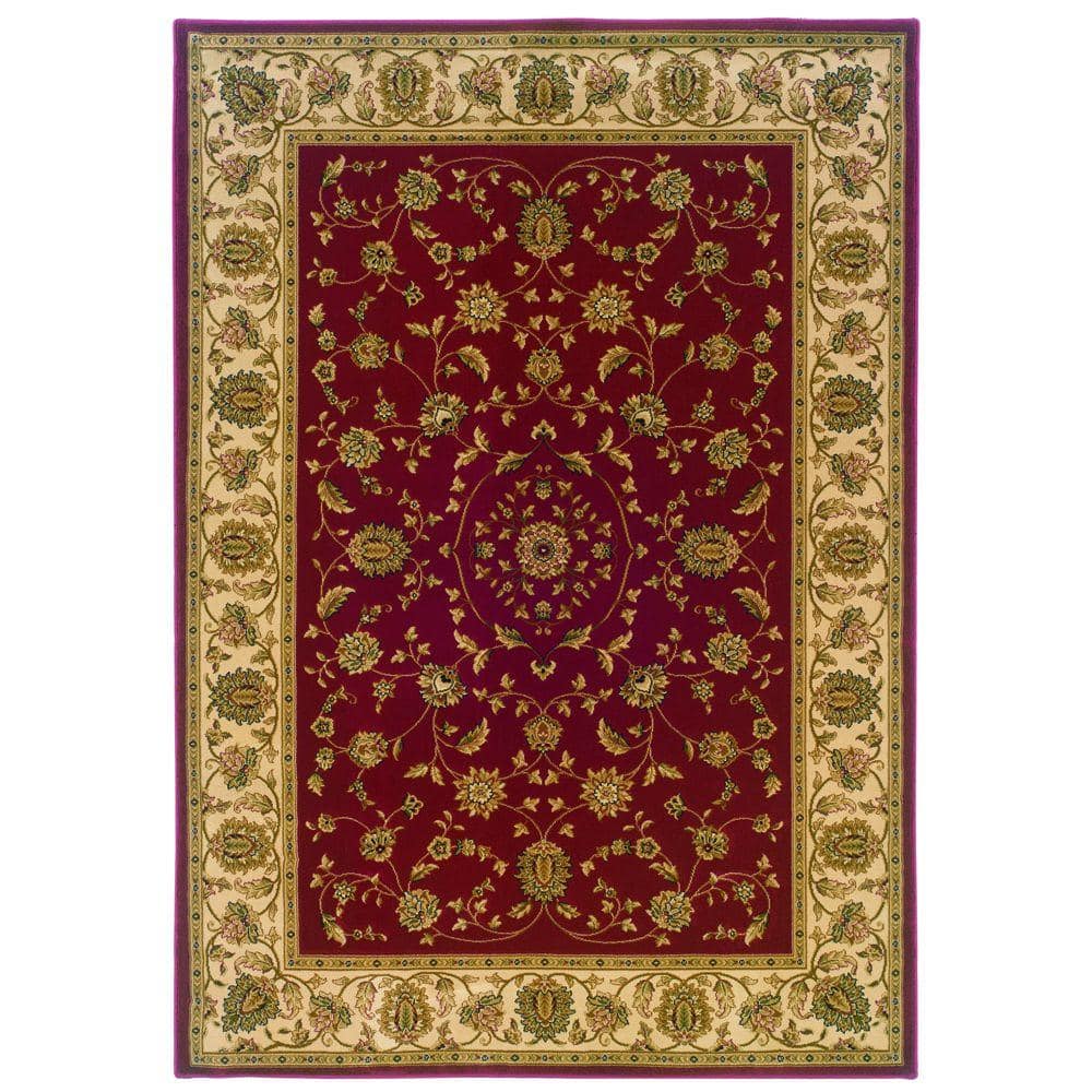 Kurdamir Rockland Crimson 5 ft. 3 in. x 7 ft. 7 in. Area Rug price history on PriceWatchPro