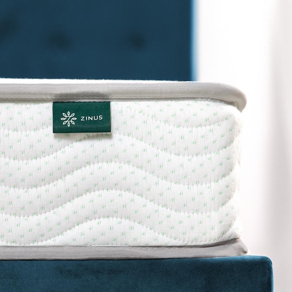 6 in. Medium Quilted Top Queen Foam and Spring Mattress