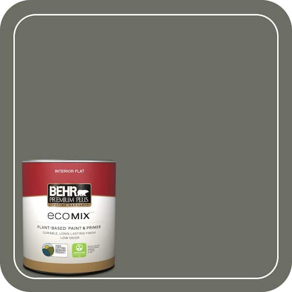 1 qt. #N380-6 Bonsai Trunk Flat EcoMix Plant-Based Interior Paint & Primer