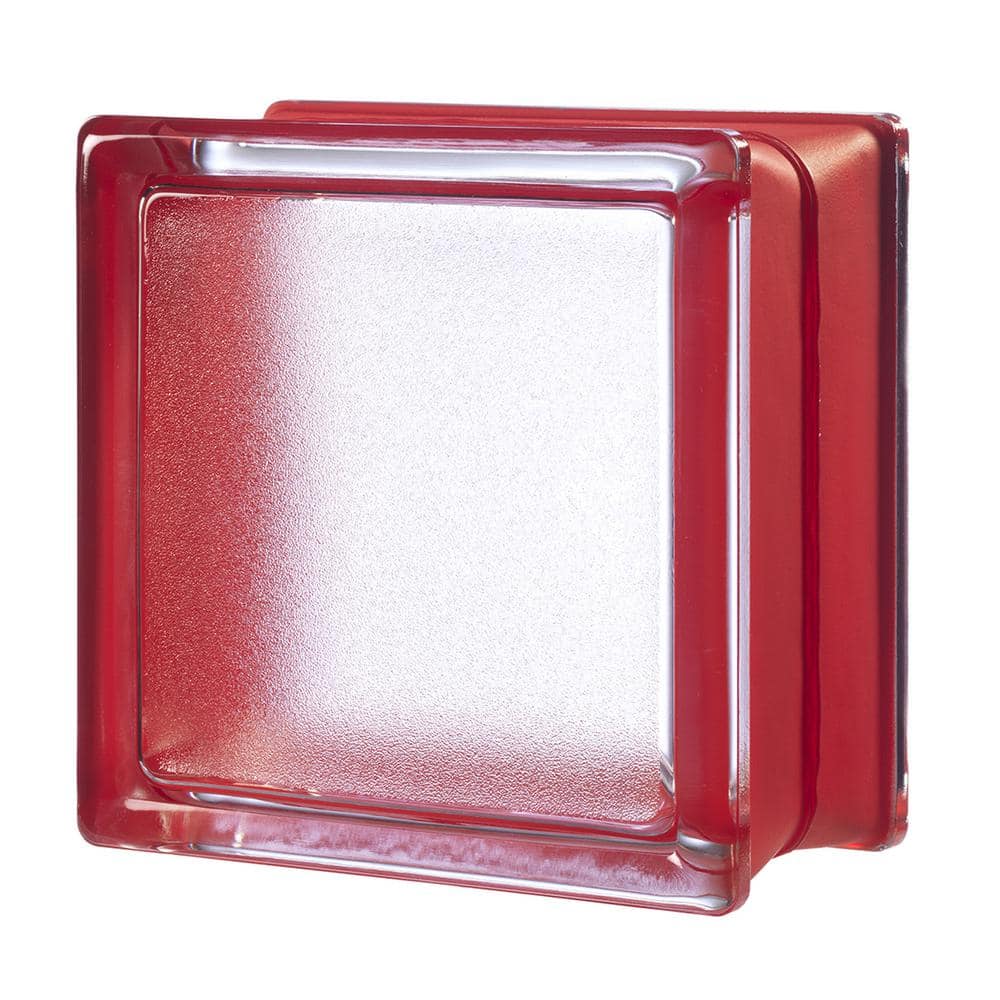 3 in. Thick Series 6 x 6 x 3 in. (6-Pack) Cherry Mist Pattern Glass Block (Actual 5.75 x 5.75 x 3.12 in.) -  MyMINIGLASS, 122439C