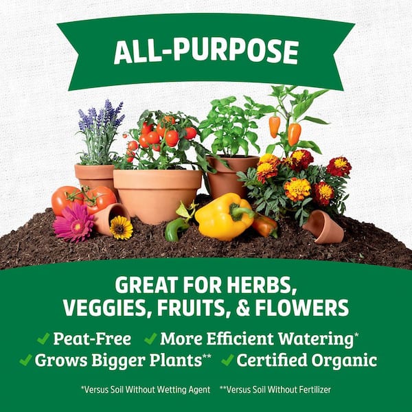 Back to the Roots Organic Potting Mix (4 1 cu.ft. Bags ) 47074-DS